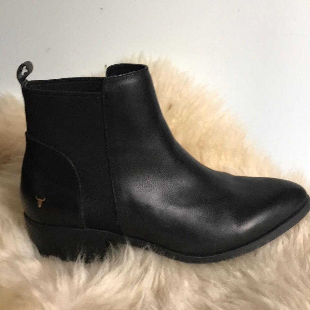 Windsor Smith black booties